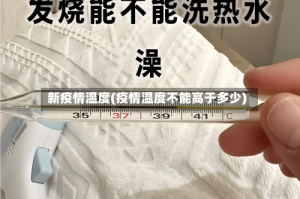 新疫情温度(疫情温度不能高于多少)