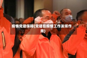 疫情党建保障(党建在疫情工作发挥作用)