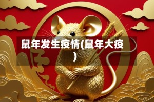 鼠年发生疫情(鼠年大疫)