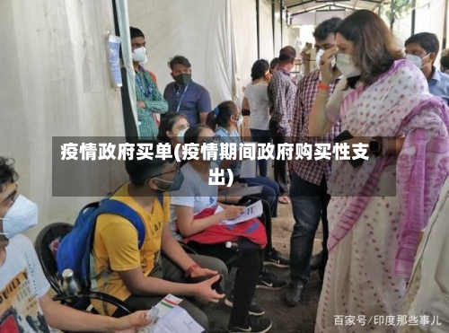 疫情政府买单(疫情期间政府购买性支出)-第1张图片