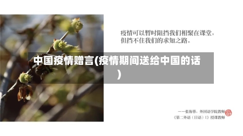 中国疫情赠言(疫情期间送给中国的话)-第1张图片