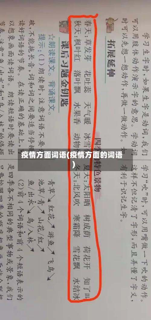 疫情方面词语(疫情方面的词语)-第1张图片