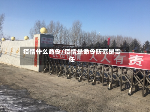 疫情什么命令/疫情是命令防范是责任-第2张图片