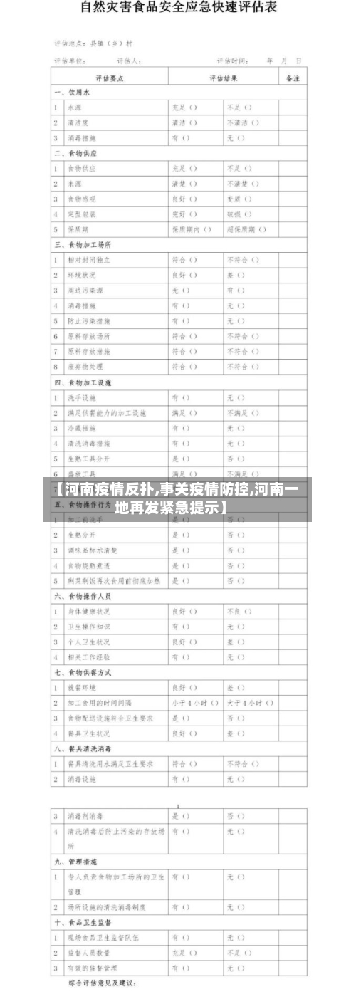 【河南疫情反扑,事关疫情防控,河南一地再发紧急提示】-第1张图片