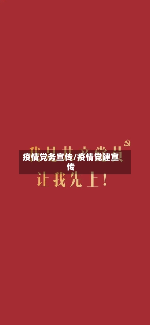疫情党务宣传/疫情党建宣传-第1张图片