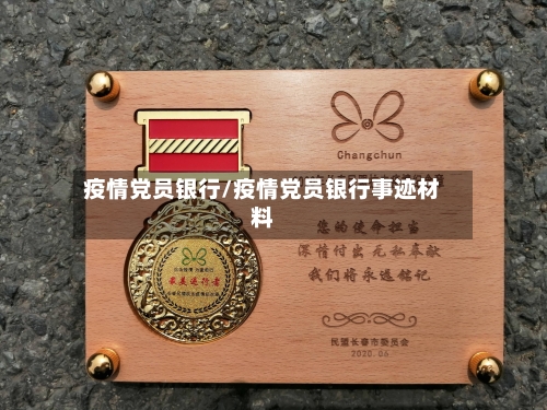 疫情党员银行/疫情党员银行事迹材料-第1张图片