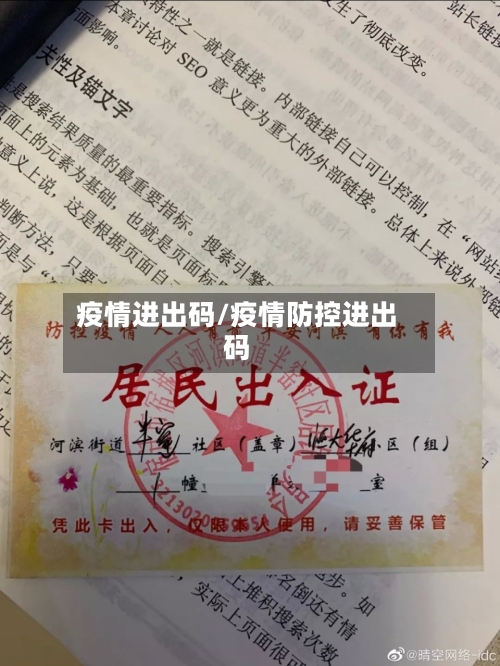 疫情进出码/疫情防控进出码-第3张图片