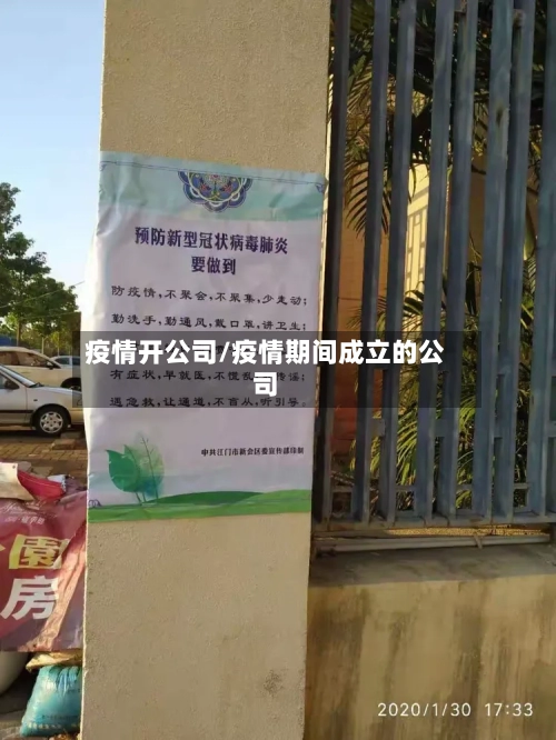 疫情开公司/疫情期间成立的公司-第3张图片