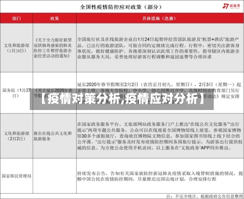 【疫情对策分析,疫情应对分析】-第3张图片